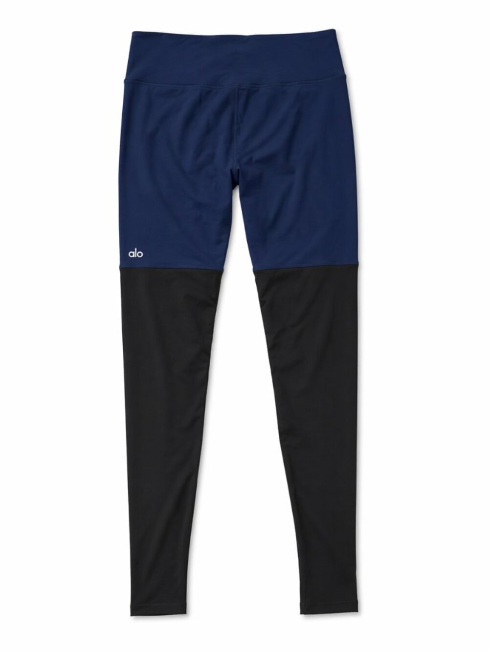 CLEAR OUT! ALO Yoga Goddess Leggings - Two Tone Navy and Black - XS Retail $158